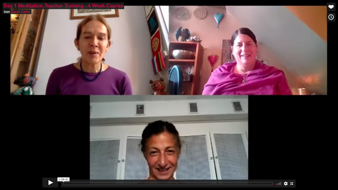 Meditation Teacher Training  online course